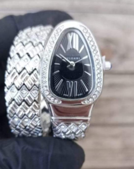 bvlgari silver black inside 