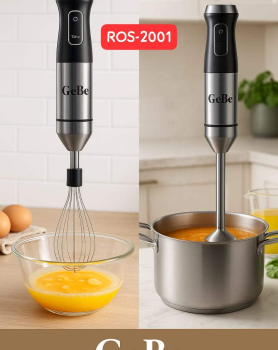 ORIGINAL GeBe 3in1 Set Hand Blender + Cup + egg beater
