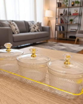 طقم  تقديم أنيق – 3 قطع 