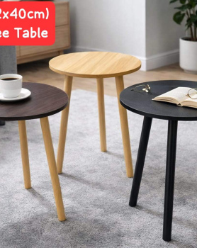 Round Wooden Coffee Table