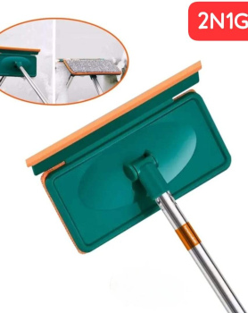 2in1 Glass Cleaning Wiper Mop