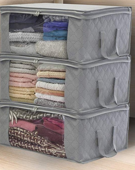 كيس بسحاب لضب التياب والحرامات القياس الكبير