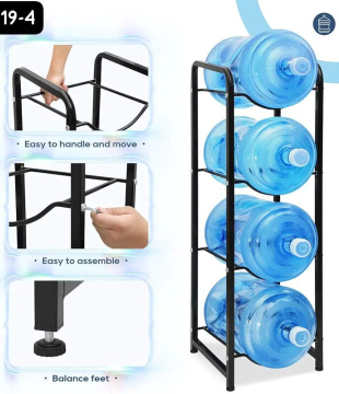 4 tier Water Bottle Rack Holder
