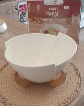 جاط بورسلان كبير مع قاعدة خشب 