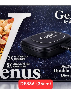 Original GeBe Venus Double Grill Fry Pan