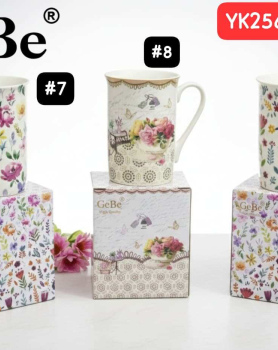 Original Gebe Floral porcelain Mugs (280ml)