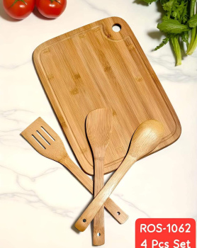 4 Pcs Bamboo Set