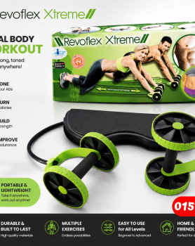 Revoflex Extreme Total Body Work out / Portable / Light Weight Tesnsion Rollers.