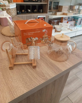 ابريق روعة زجاج للسخن