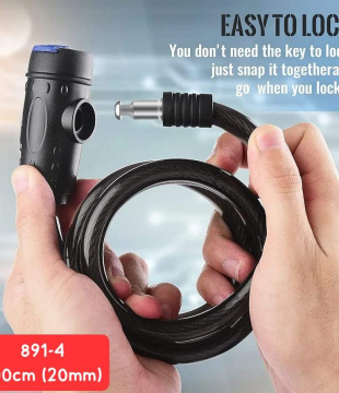  100cm length / 20mm Diameter Heavy Duty  Bike Lock