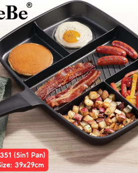 Gebe 5 in 1  sections fry pan
