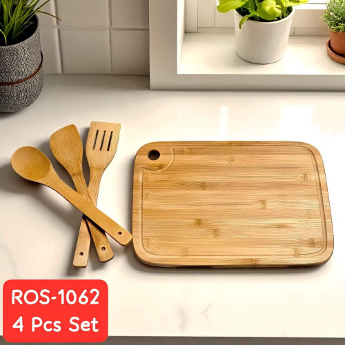 4 Pcs Bamboo Set