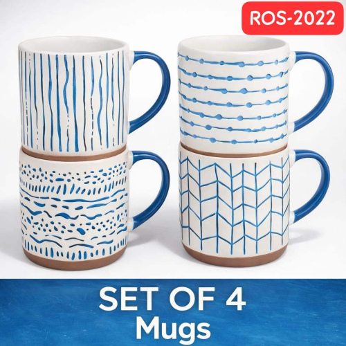 Supreme Quality 4-Mug Set by GeBe (350ml)