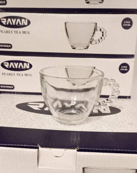 Pearly tea mug  6 pcs 