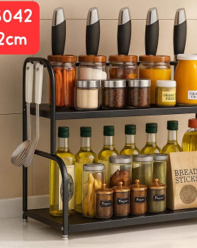 Large Size 2 Tier Metal Rack for Spices