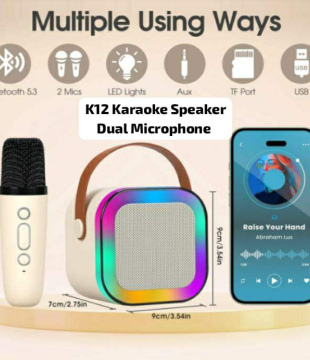 Super High Quality K12 Karaoke Speaker + 2 Microphones