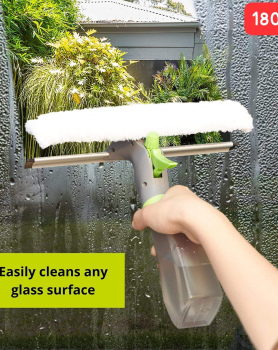 2in1 Glass Cleaning Wiper Mop