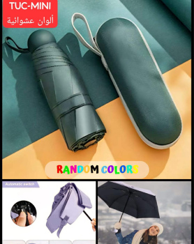 Mini Travel Umbrella with Case
